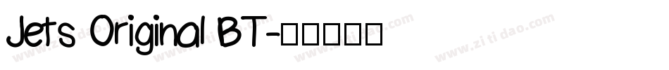 Jets Original BT字体转换
